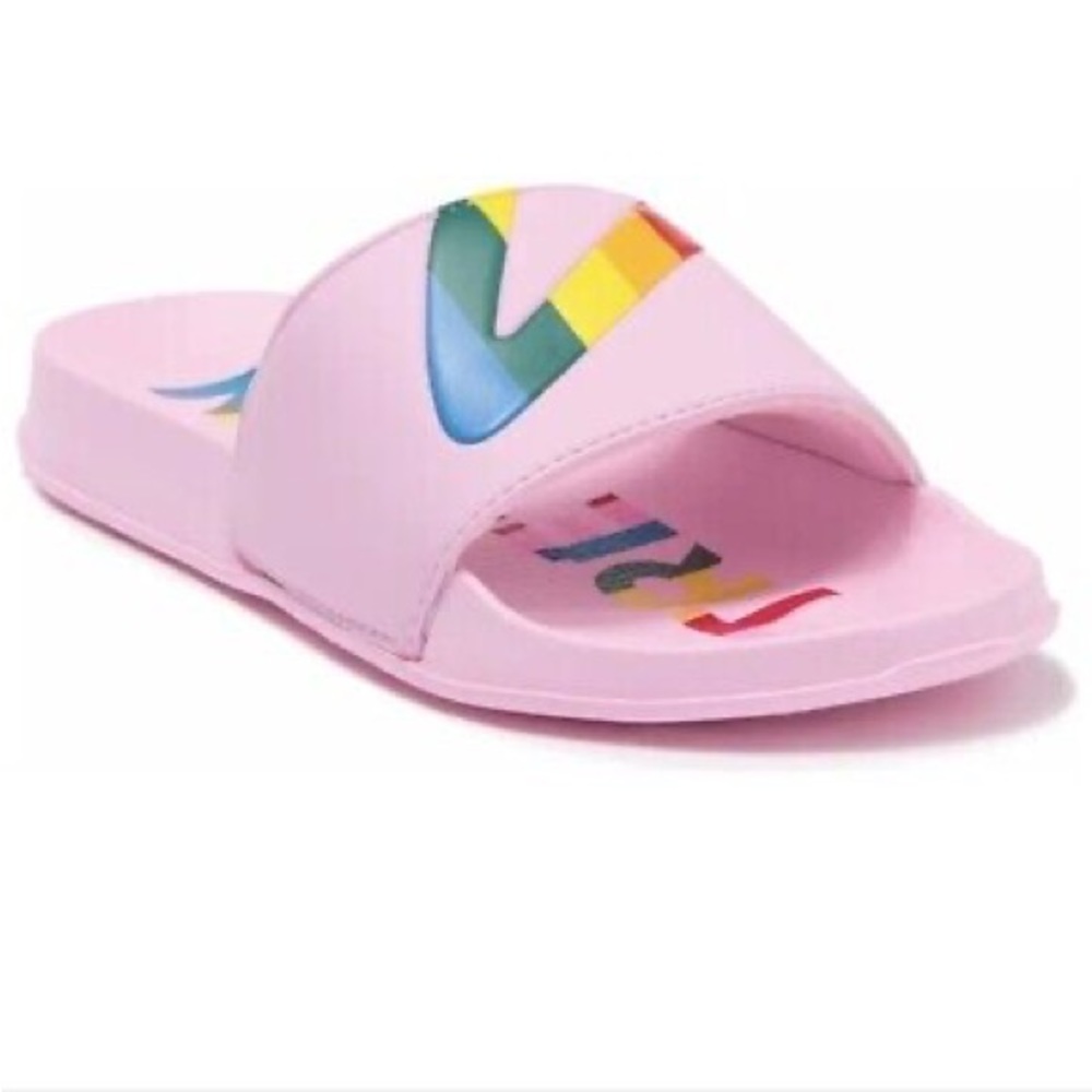 Tretorn Tragrant Rainbow Slide Sandal, Pink, Women Size‎ 11, NEW